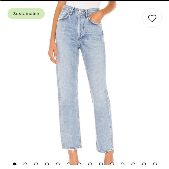 AgoldeRevolve The 90's Mid Rise Loose Fit Jeans Blue Denim Jeans size 27